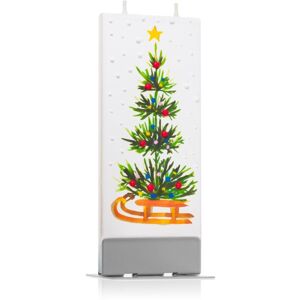 Flatyz Holiday Christmas Tree on Sledges gyertya 6x15 g
