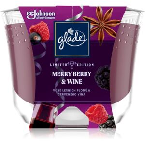 GLADE Merry Berry & Wine illatgyertya 224 g