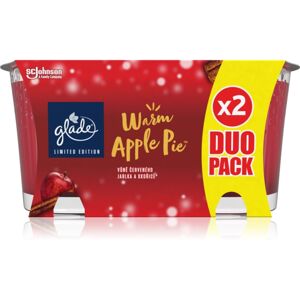 GLADE Warm Apple Pie illatgyertya duo illatok Apple, Cinnamon, Baked Crisp 2x129 g
