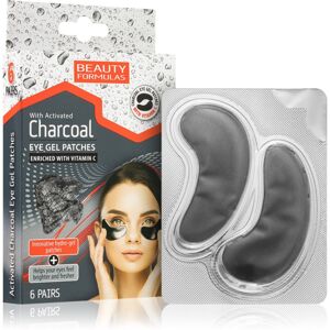 Beauty Formulas Charcoal hidrogél maszk a szem körül 6 db