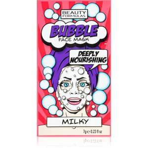 Beauty Formulas Bubble Milky tisztító arcmaszk tejproteinnel 7 g