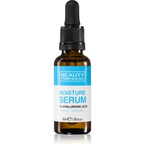 Beauty Formulas Moisture 1% Hyaluronic Acid Intenzíven hidratáló szérum 30 ml