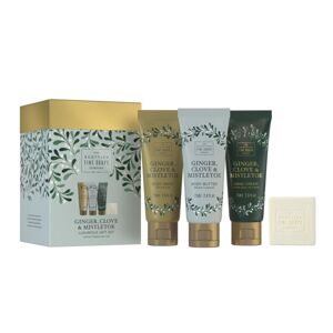 Scottish Fine Soaps Ginger, Clove & Mistletoe Luxurious Gift Set ajándékszett (testre)