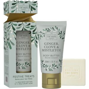 Scottish Fine Soaps Ginger, Clove & Mistletoe Festive Treats ajándékszett (testre) mini