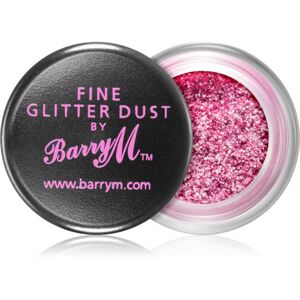Barry M Fine Glitter Dust csillogó szemhéjfesték árnyalat Crimson Pink 10 g