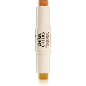 Barry M Chisel Cheeks bőrélénkítő ceruza duo árnyalat Gold/Bronze 6,3 g