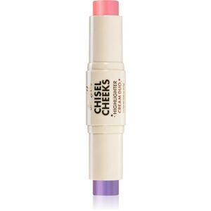 Barry M Chisel Cheeks bőrélénkítő ceruza duo árnyalat Lilac/Pink 6,3 g