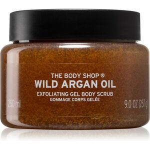 The Body Shop Wild Argan Oil tápláló testpeeling Argán olajjal 250 ml