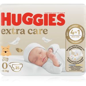 Huggies Extra Care Size 0 eldobható pelenkák <4 kg 25 db