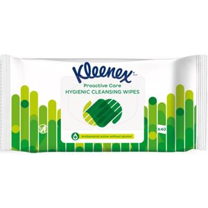 Kleenex Antibacterial Wet Wipes nedves törlőkendők alkoholmentes 40 db