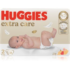 Huggies Extra Care Size 2 eldobható pelenkák 3-6 kg 58 db