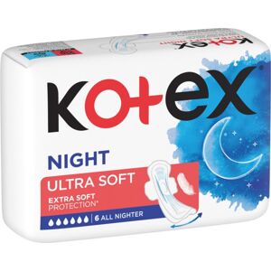 Kotex Ultra Soft Night egészségügyi betétek 6 db