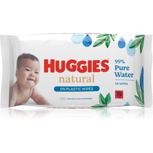 Huggies Natural Pure Water nedves törlőkendők gyermekeknek 48 db