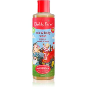Childs Farm Hair & Body Wash tisztító emulzió testre és hajra gyermekeknek Sweet Orange 250 ml