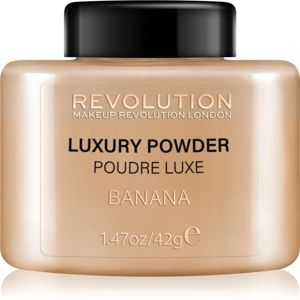 Makeup Revolution Luxury Powder ásványi púder árnyalat Banana 42 g