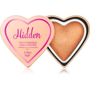 I Heart Revolution Glow Hearts égetett élénkítő árnyalat Hidden 10 g