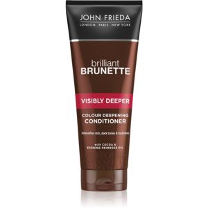 John Frieda Brilliant Brunette Visibly Deeper Színkímélő hidratáló kondícionáló sötét hajra 250 ml
