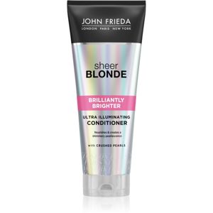 John Frieda Sheer Blonde Brilliantly Brighter hajszínélénkítő kondicionáló szőke hajra gyöngyházfényű 250 ml