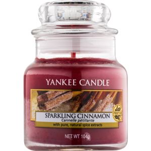Yankee Candle Sparkling Cinnamon illatgyertya Classic nagy méret 104 g