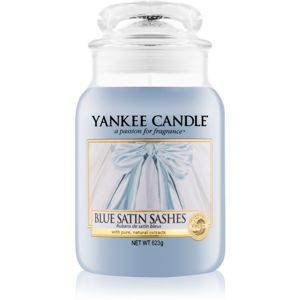 Yankee Candle Blue Satin Sashes illatos gyertya Classic nagy méret 623 g