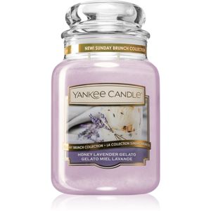 Yankee Candle Honey Lavender Gelato illatos gyertya Classic nagy méret 623 g