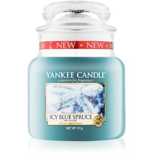 Yankee Candle Icy Blue Spruce illatos gyertya Classic közepes méret 411 g
