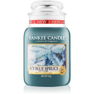 Yankee Candle Icy Blue Spruce illatos gyertya Classic nagy méret 623 g