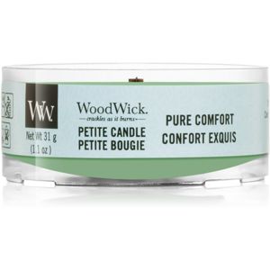 Woodwick Pure Comfort viaszos gyertya fa kanóccal 31 g