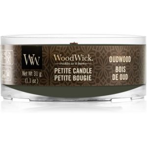 Woodwick Oudwood viaszos gyertya fa kanóccal 31 g