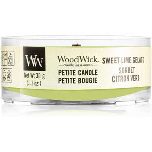 Woodwick Sweet Lime Gelato viaszos gyertya fa kanóccal