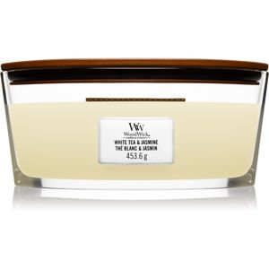Woodwick White Tea & Jasmine illatgyertya fa kanóccal (hearthwick) 453.6 g