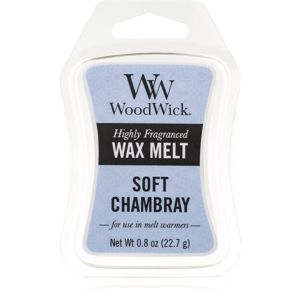Woodwick Soft Chambray illatos viasz aromalámpába 22.7 g