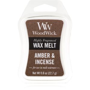 Woodwick Amber & Incense illatos viasz aromalámpába 22,7 g