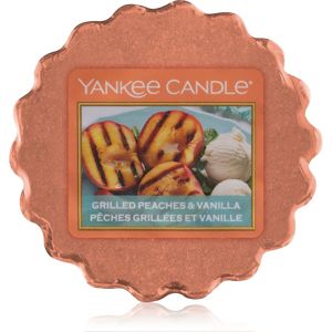 Yankee Candle Grilled Peaches & Vanilla illatos viasz aromalámpába 22 g