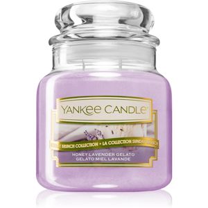 Yankee Candle Honey Lavender Gelato illatos gyertya Classic kis méret