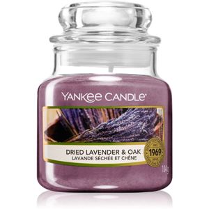 Yankee Candle Dried Lavender & Oak illatos gyertya Classic nagy méret 104 g
