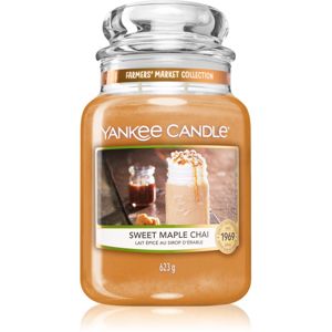 Yankee Candle Sweet Maple Chai illatos gyertya Classic nagy méret 623 g