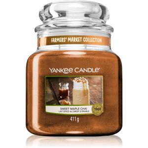 Yankee Candle Sweet Maple Chai illatos gyertya Classic közepes méret