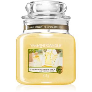 Yankee Candle Homemade Herb Lemonade illatos gyertya Classic közepes méret 411 g