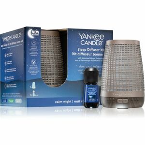 Yankee Candle Sleep Diffuser Kit Bronze elektromos diffúzor + utántöltő 1 db