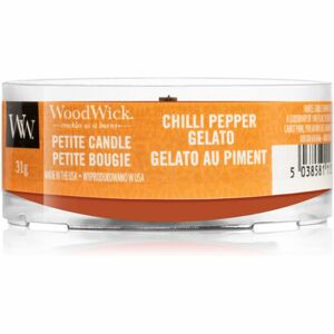 Woodwick Chilli Pepper Gelato viaszos gyertya fa kanóccal 31 g