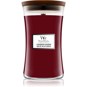 Woodwick Elderberry Bourbon illatgyertya fa kanóccal 609,5 g
