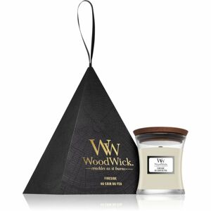 Woodwick Fireplace Fireside illatgyertya fa kanóccal (gift box) 85 g