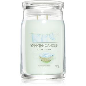 Yankee Candle Clean Cotton illatgyertya Signature 567 g