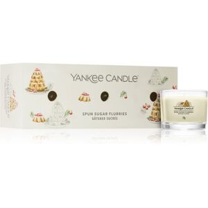 Yankee Candle Spun Sugar Flurries karácsonyi ajándékszett 3x37 g