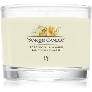 Yankee Candle Soft Wool & Amber viaszos gyertya 37 g