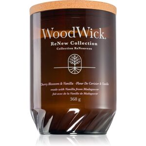 Woodwick Cherry Blossom & Vanilla illatgyertya fa kanóccal 368 g