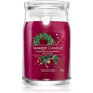 Yankee Candle Sparkling Winterberry illatgyertya Signature 567 g