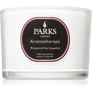 Parks London Aromatherapy Rhubarb & Pink Grapefruit illatgyertya 350 g