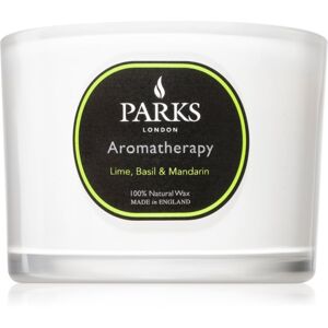 Parks London Aromatherapy Lime, Basil & Mandarin illatgyertya 80 g